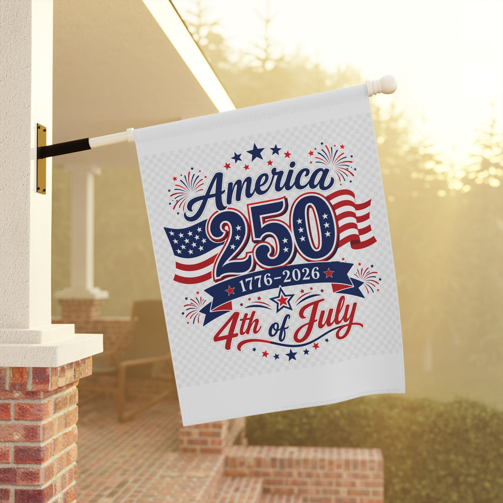 America 250 garden flag size reference