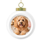 Personalized Dog Photo Christmas Ball Ornament - Jessify Gifts