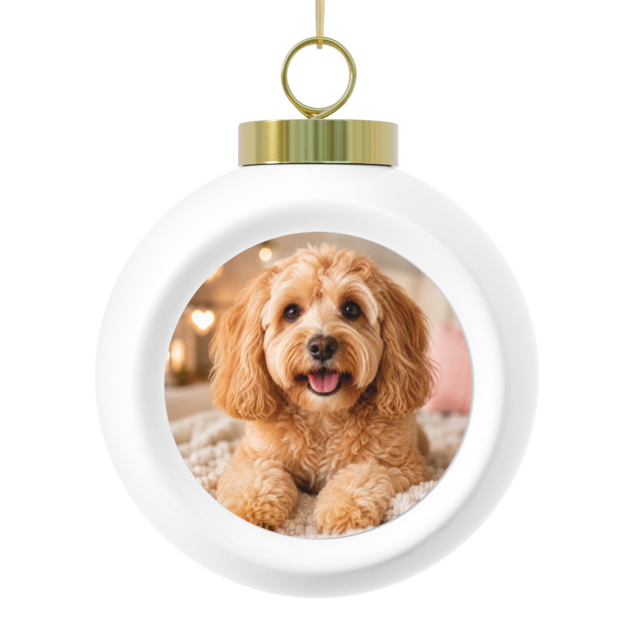 Personalized Dog Photo Christmas Ball Ornament - Jessify Gifts