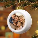 Personalized Family Keepsake Christmas Ball Ornament - Jessify Gifts
